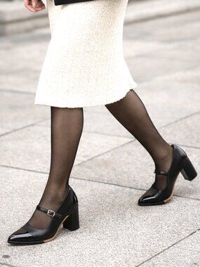 The Office of Angela Scott Miss Eliza Shoes High Heel Pump Black Size 39/9 US